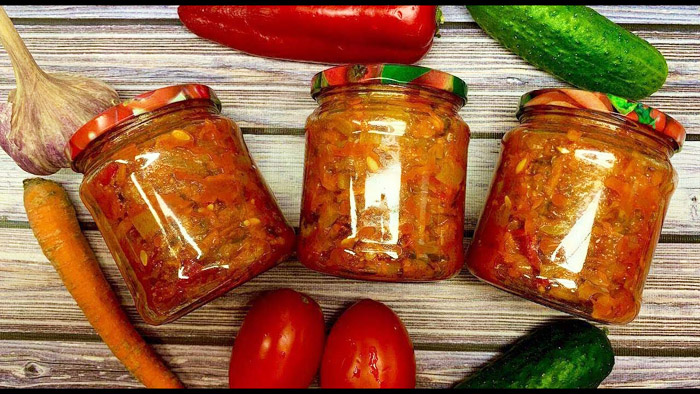 икра из переросших огурцов 
